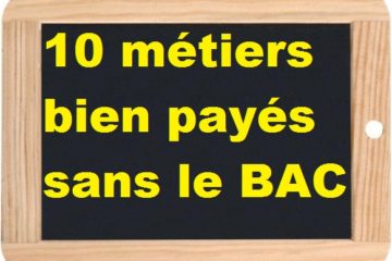 10 métiers bien payés sans le BAC
