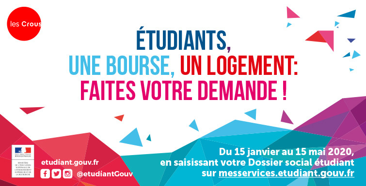 Demande de logement et de Bourses universitaires 2023-2024 en France